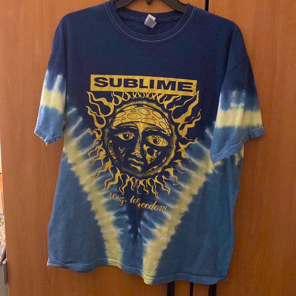 Blue and green sublime shirt